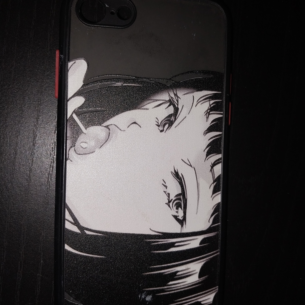 Black and White Anime Phone Case